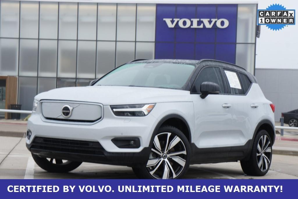 used 2021 Volvo XC40 Recharge Pure Electric car, priced at $30,815