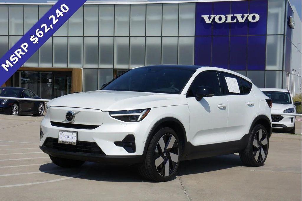 used 2023 Volvo C40 Recharge Pure Electric car, priced at $28,800