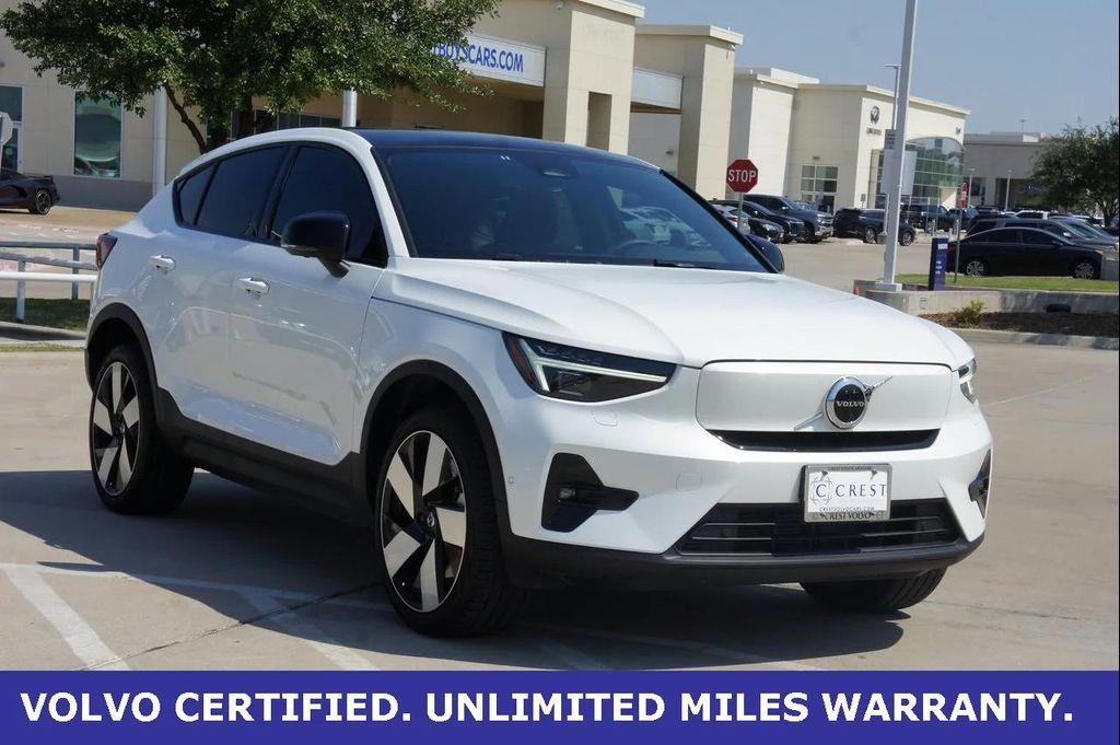 used 2023 Volvo C40 Recharge Pure Electric car, priced at $28,800