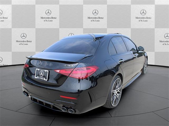 new 2024 Mercedes-Benz AMG C 43 car, priced at $77,485