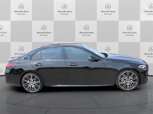 new 2024 Mercedes-Benz AMG C 43 car, priced at $77,485