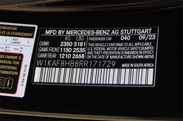 new 2024 Mercedes-Benz AMG C 43 car, priced at $77,485