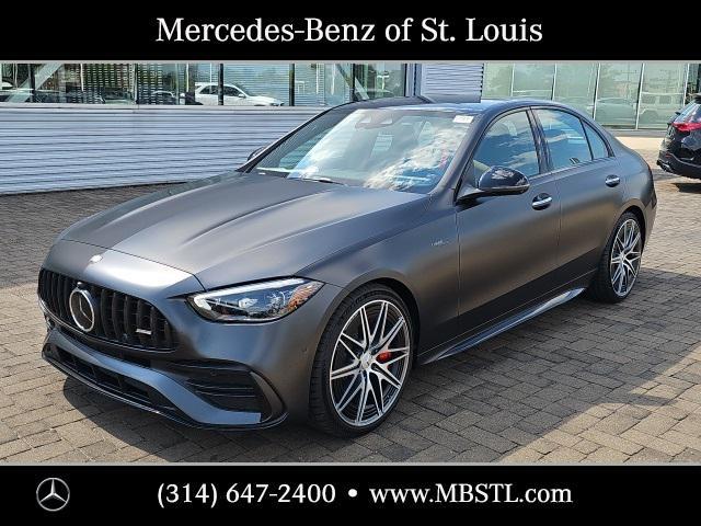 new 2025 Mercedes-Benz AMG C 43 car, priced at $83,060