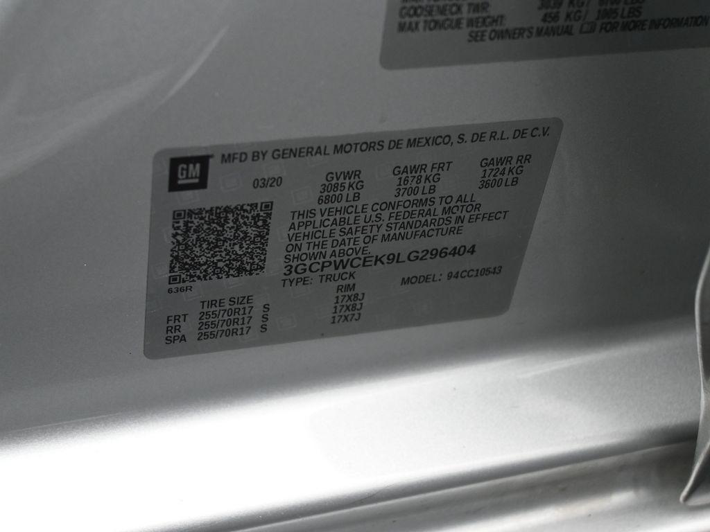 used 2020 Chevrolet Silverado 1500 car, priced at $24,875