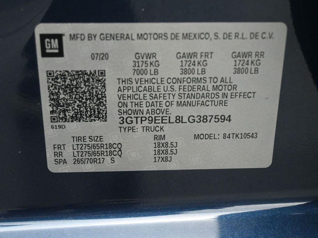 used 2020 GMC Sierra 1500 car, priced at $38,557