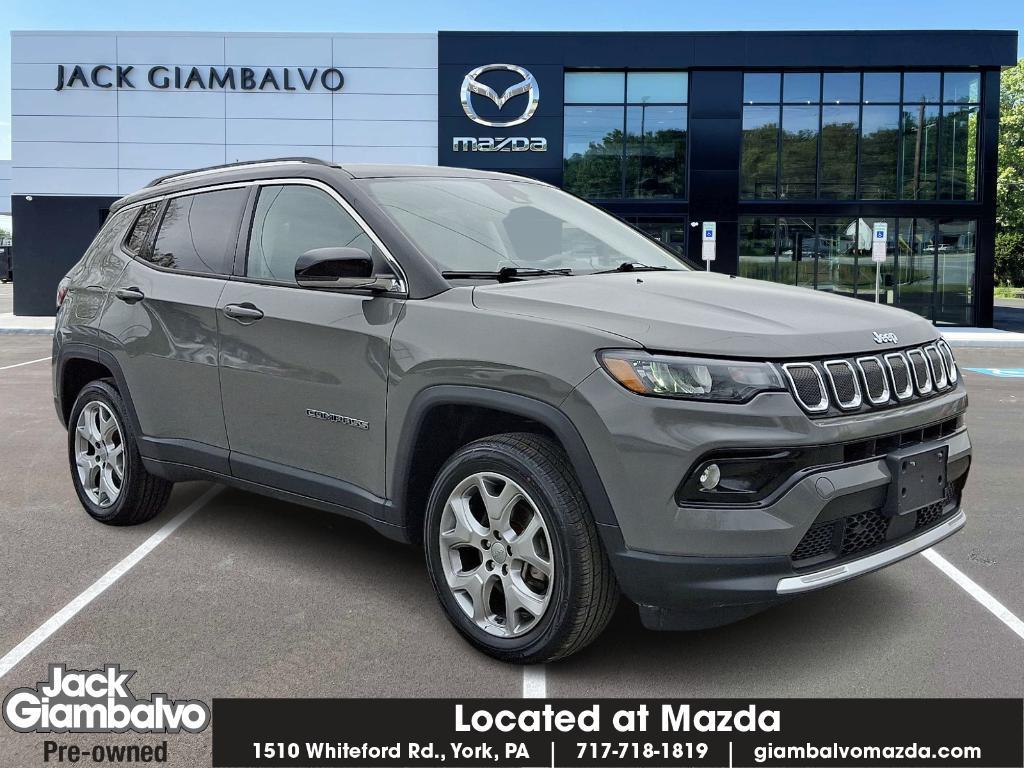 used 2022 Jeep Compass car, priced at $24,499