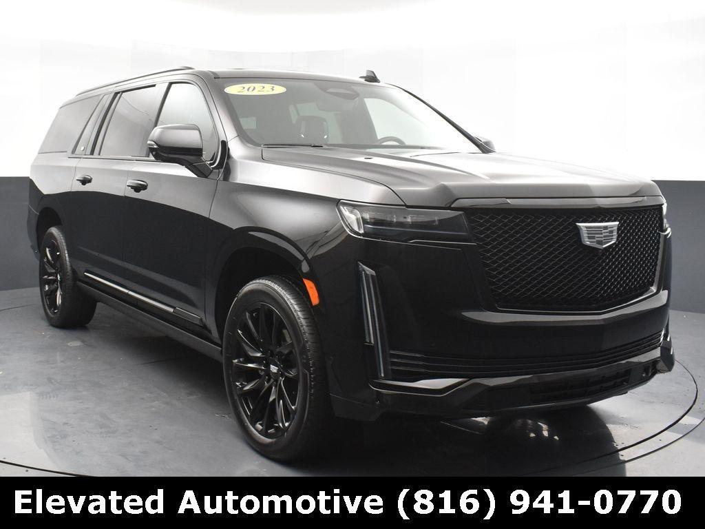 used 2023 Cadillac Escalade ESV car, priced at $78,500