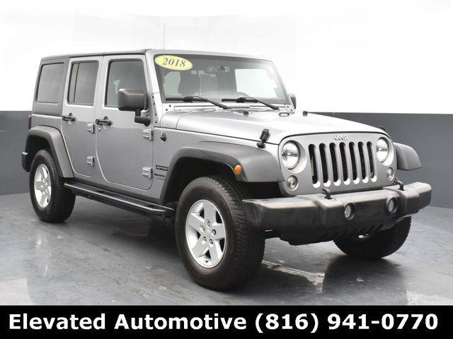 used 2018 Jeep Wrangler JK Unlimited car, priced at $18,649