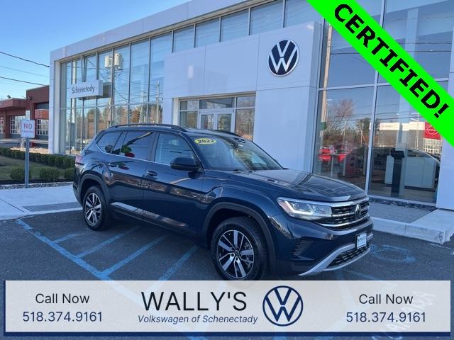 used 2022 Volkswagen Atlas car, priced at $24,890