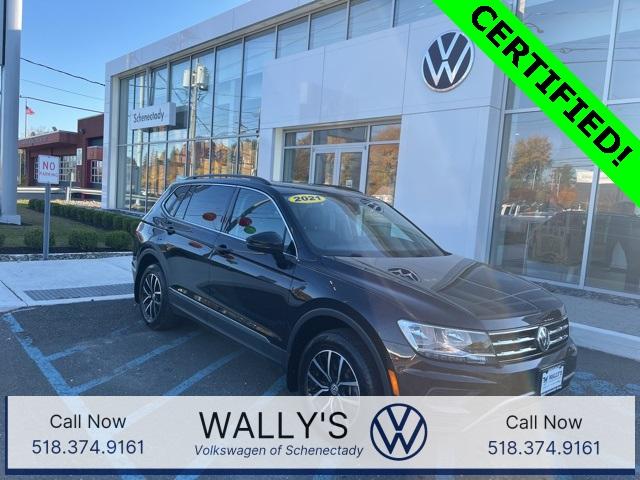 used 2021 Volkswagen Tiguan car, priced at $22,000