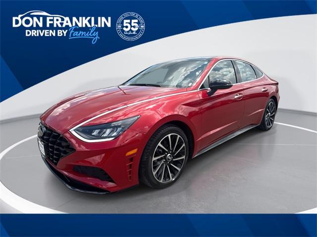 used 2020 Hyundai Sonata car, priced at $19,500
