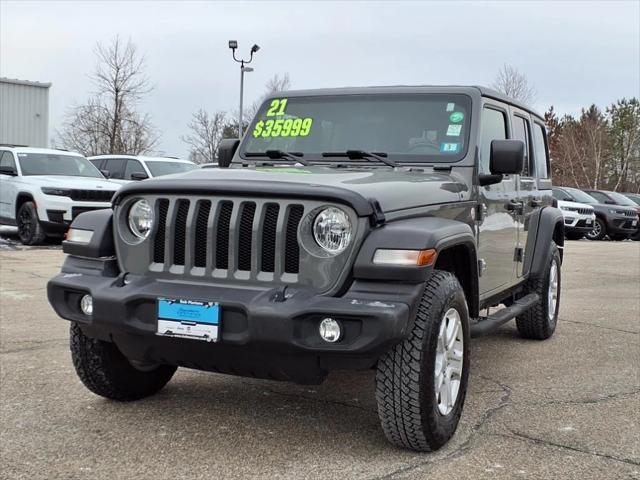 used 2021 Jeep Wrangler Unlimited car, priced at $32,999