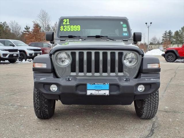 used 2021 Jeep Wrangler Unlimited car, priced at $32,999