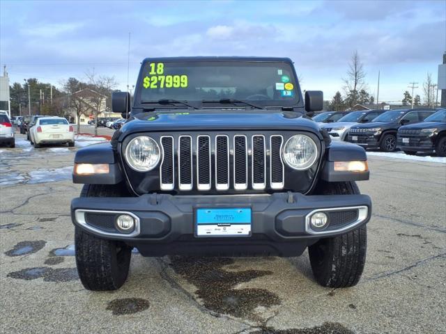 used 2018 Jeep Wrangler Unlimited car, priced at $27,999