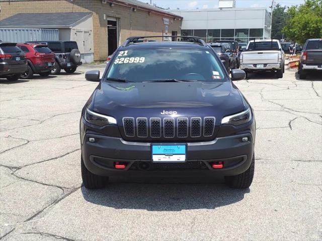 used 2021 Jeep Cherokee car, priced at $26,999