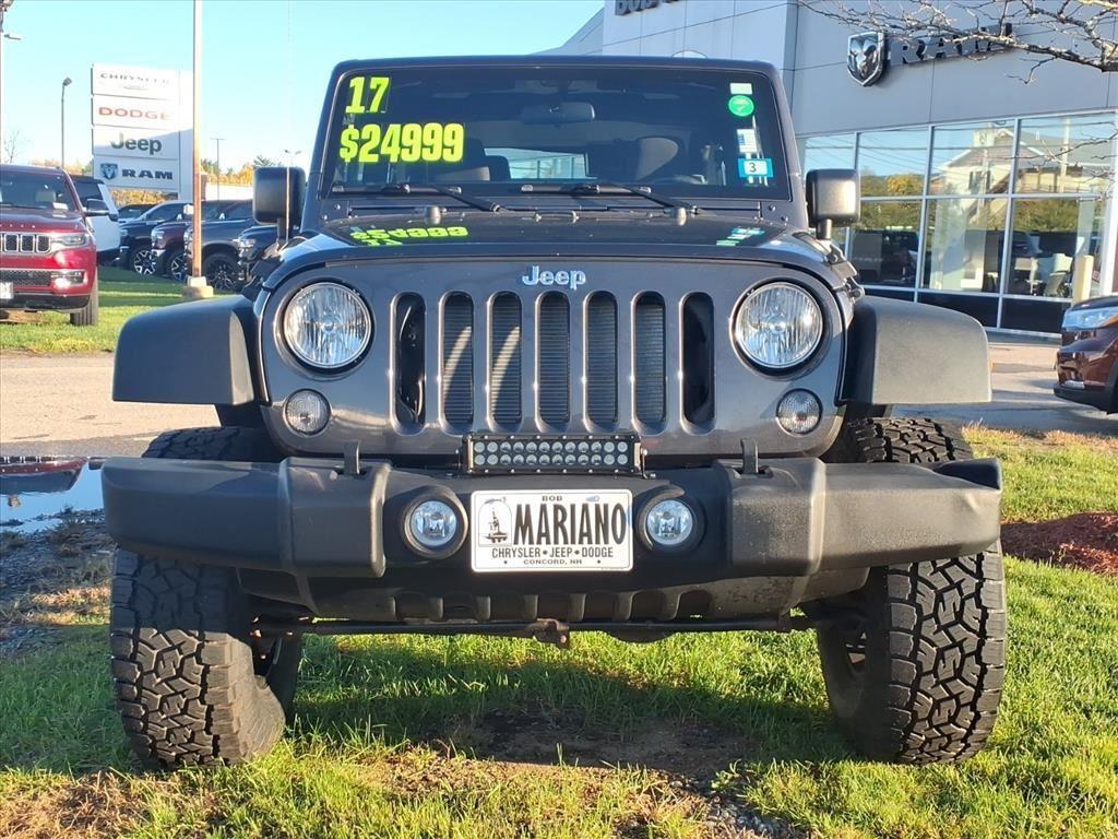 used 2017 Jeep Wrangler car, priced at $24,499