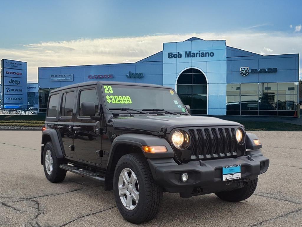 used 2023 Jeep Wrangler car, priced at $32,499