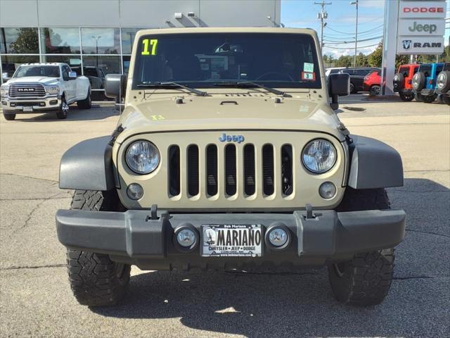 used 2017 Jeep Wrangler Unlimited car, priced at $22,999