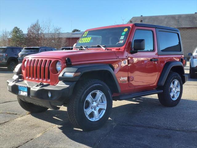 used 2021 Jeep Wrangler car, priced at $29,999