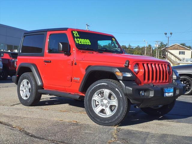 used 2021 Jeep Wrangler car, priced at $29,999