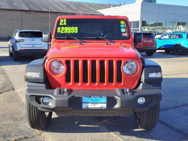 used 2021 Jeep Wrangler car, priced at $29,999