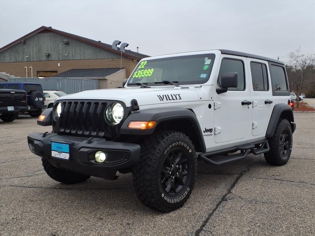used 2022 Jeep Wrangler car, priced at $34,999
