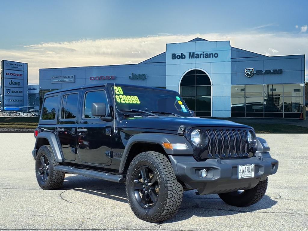 used 2020 Jeep Wrangler Unlimited car, priced at $29,999