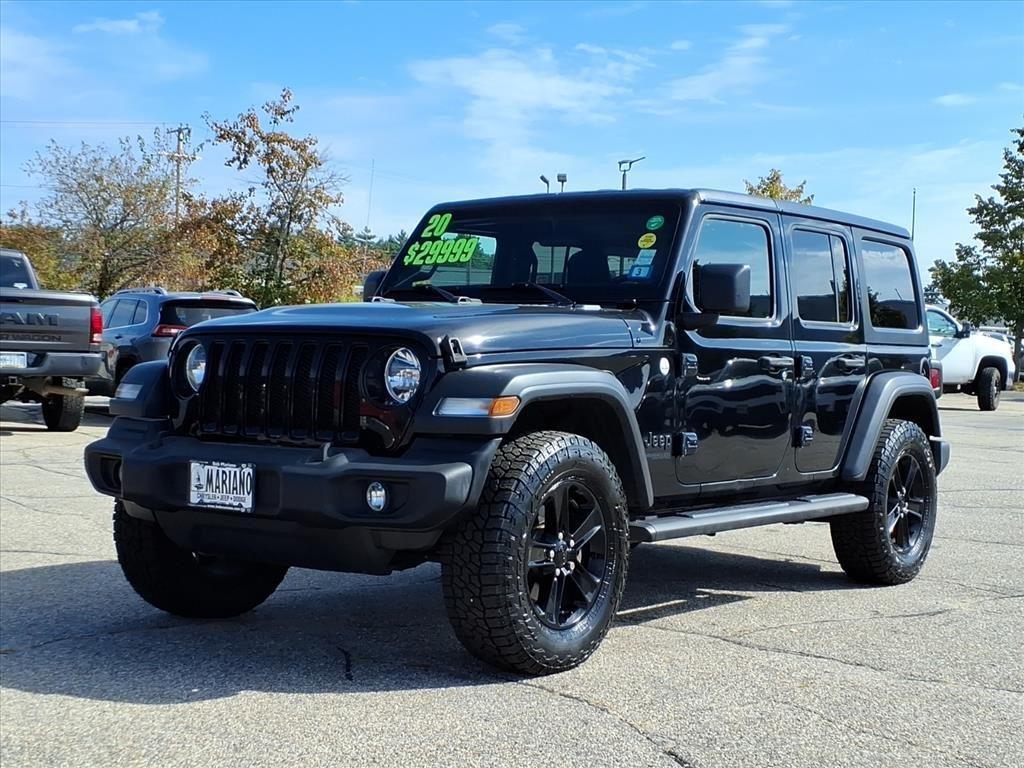 used 2020 Jeep Wrangler Unlimited car, priced at $27,499
