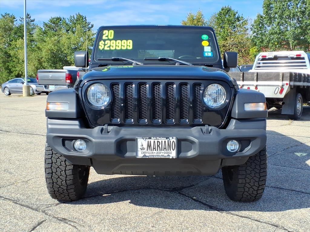 used 2020 Jeep Wrangler Unlimited car, priced at $27,499