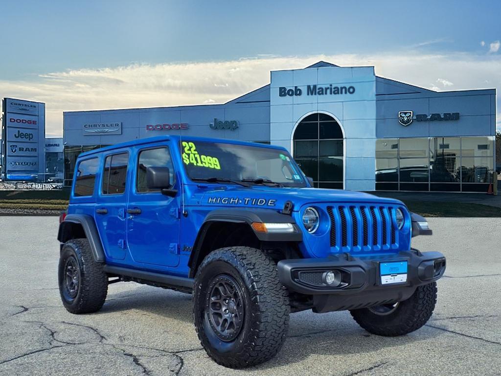 used 2022 Jeep Wrangler Unlimited car, priced at $41,999