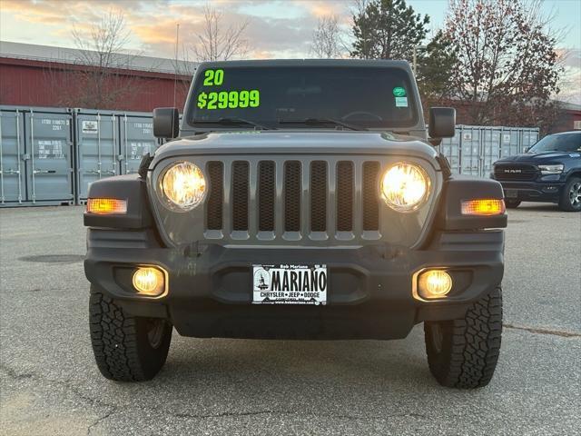 used 2020 Jeep Wrangler Unlimited car, priced at $29,999