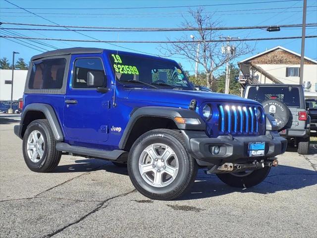 used 2019 Jeep Wrangler car, priced at $23,599