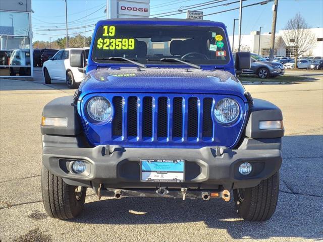 used 2019 Jeep Wrangler car, priced at $23,599