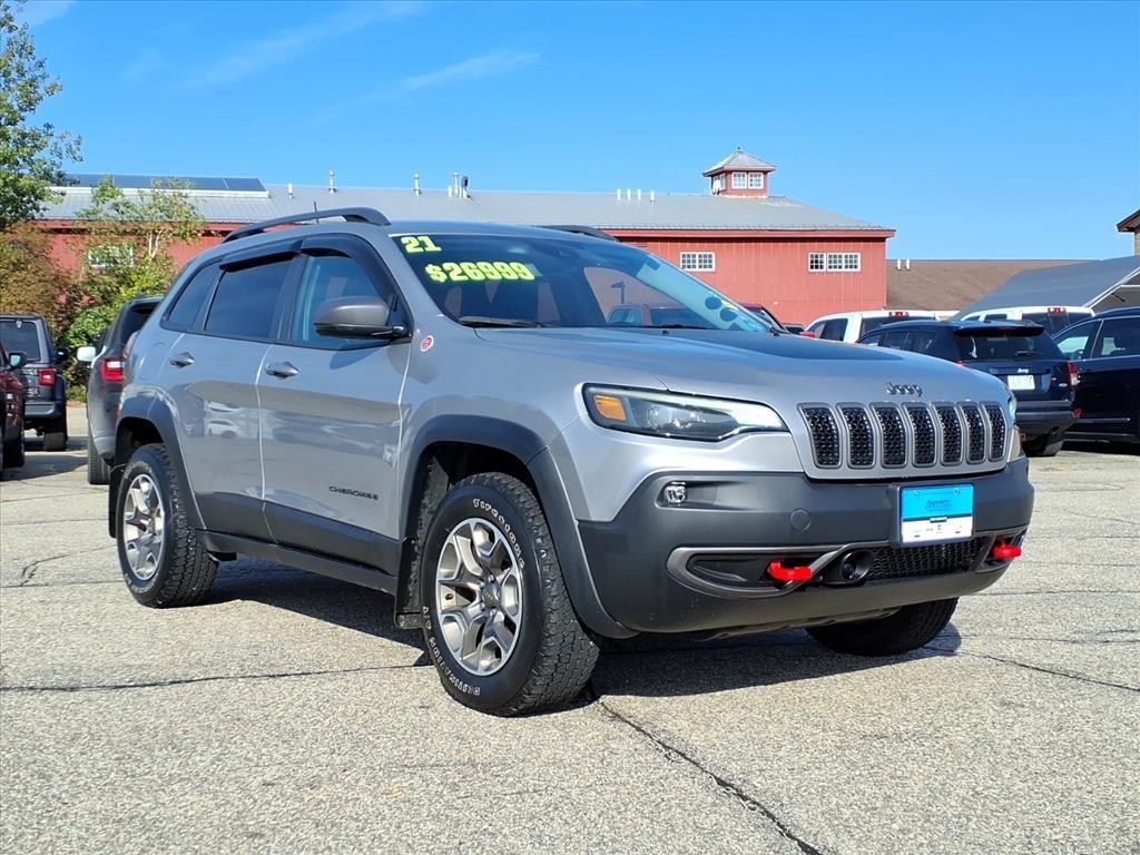 used 2021 Jeep Cherokee car, priced at $26,999