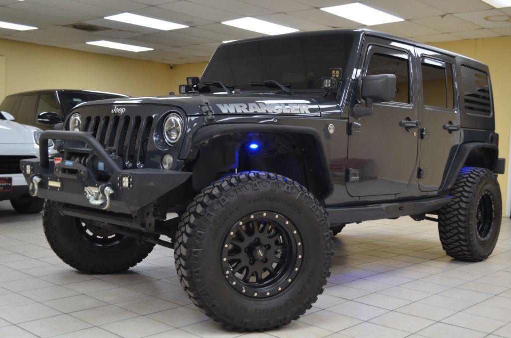 used 2016 Jeep Wrangler Unlimited car, priced at $15,991