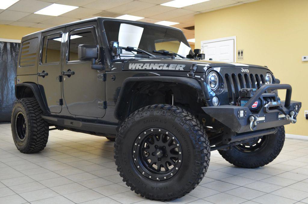 used 2016 Jeep Wrangler Unlimited car, priced at $15,991