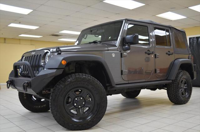 used 2017 Jeep Wrangler Unlimited car, priced at $14,154