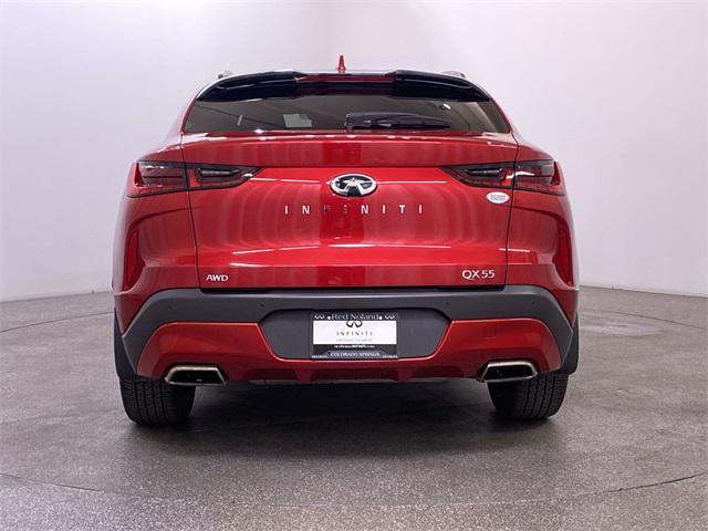 used 2025 INFINITI QX55 car, priced at $47,689