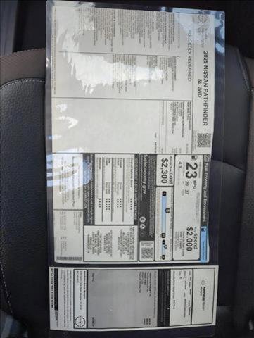 new 2025 Nissan Pathfinder car, priced at $41,494