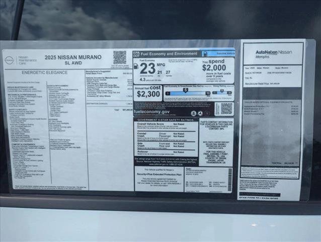 new 2025 Nissan Murano car, priced at $42,383