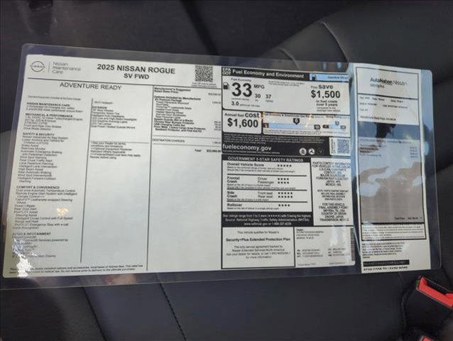 new 2025 Nissan Rogue car, priced at $31,079