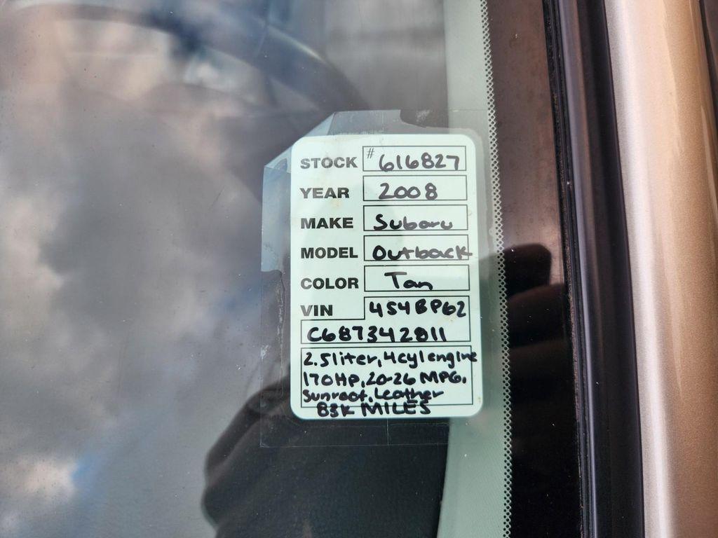 used 2008 Subaru Outback car, priced at $10,795