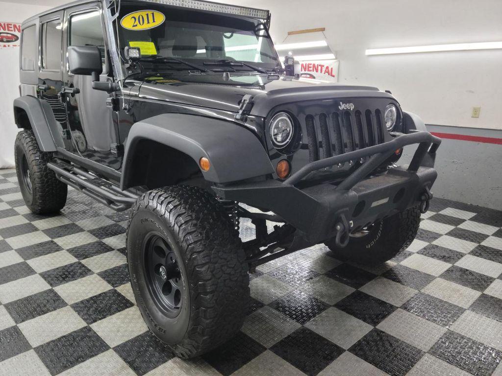 used 2011 Jeep Wrangler Unlimited car, priced at $13,995