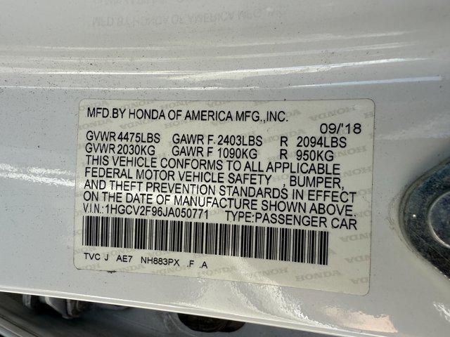 used 2018 Honda Accord car, priced at $17,883