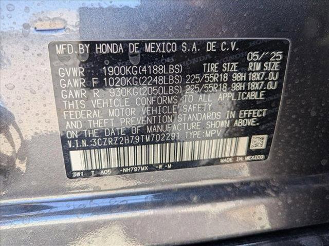 new 2026 Honda HR-V car, priced at $32,945