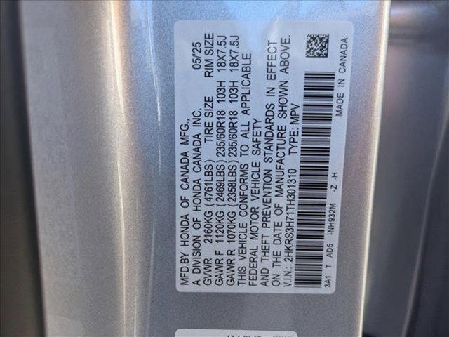 new 2026 Honda CR-V car, priced at $35,290