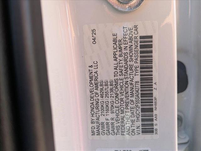 new 2025 Honda Accord Hybrid car, priced at $33,975