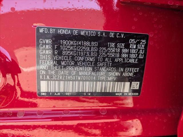 new 2026 Honda HR-V car, priced at $29,395