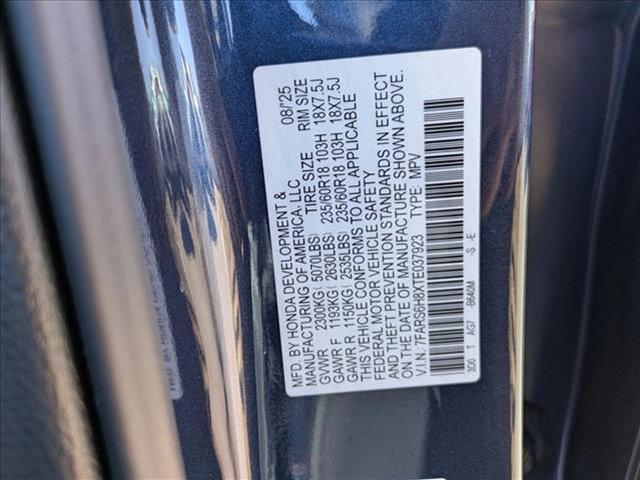 new 2026 Honda CR-V Hybrid car, priced at $39,965