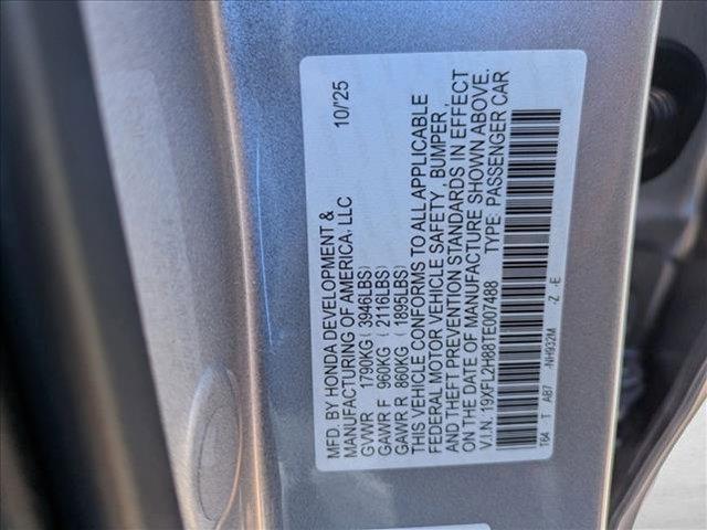 new 2026 Honda Civic car, priced at $27,949